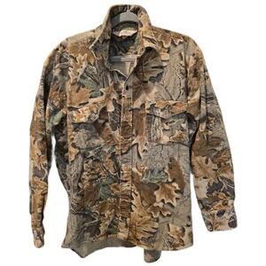 Vintage Redhead camo shirt jacket XL made in USA 100 % cotton mens button up